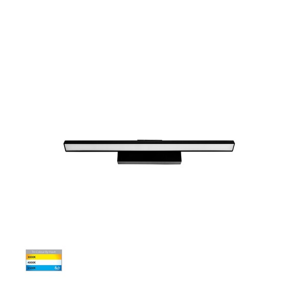 HV8102T-BLK - HV8102T-Black - Vanita Black 600mm Adjustable Wall Light