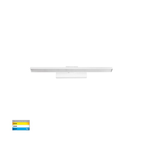 HV8102T-WHT - HV8102T-White - Vanita White 600mm Adjustable Wall Light