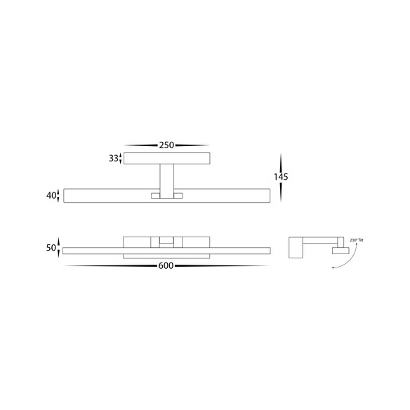 HV8102T-WHT - HV8102T-White - Vanita White 600mm HV8102T-WHT