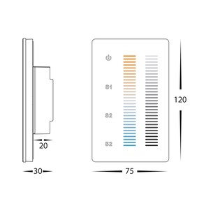 HV9101-2830B - CT LED Strip Touch Panel ControllerHV9101-2830B 2
