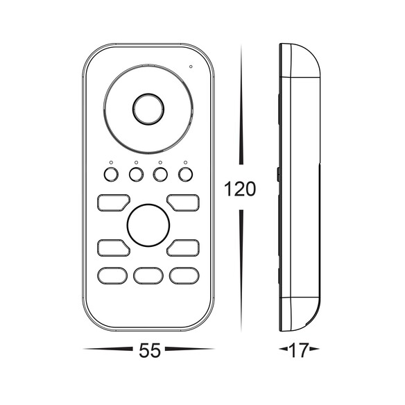 HV9102-2819CCT - CT LED Strip Remote ControllerHV9102-2819CCT