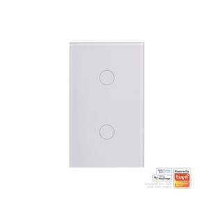 HV9110-2 - Wifi Two Gang White Wall SwitchHV9110-2