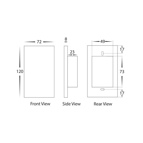 HV9110-2 - Wifi Two Gang White Wall SwitchHV9110-2