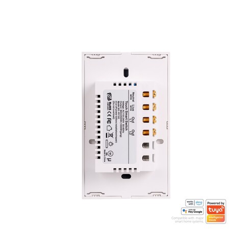 HV9110-2 - Wifi Two Gang White Wall SwitchHV9110-2