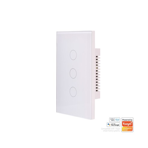 HV9110-3 - Wifi Three Gang White Wall SwitchHV9110-3