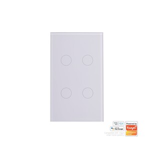 HV9110-4 - Wifi Four Gang White Wall SwitchHV9110-4