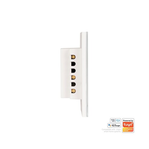 HV9111 - Wifi Single Gang White Dimmer Wall SwitchHV9111