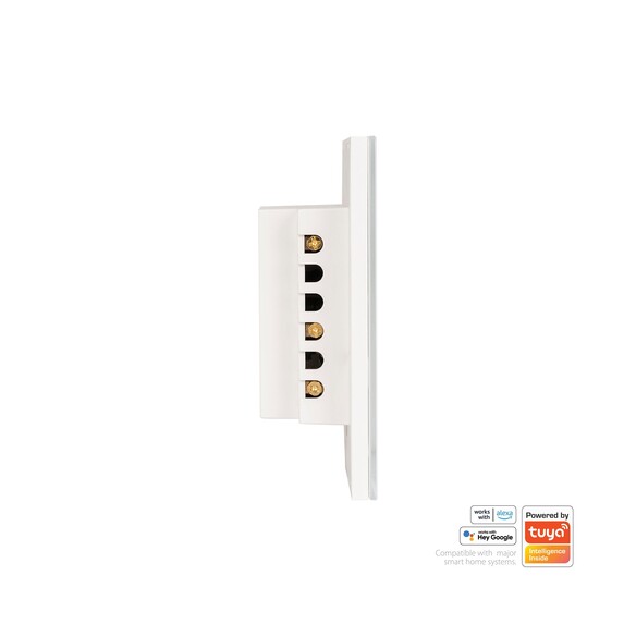 HV9111 - Wifi Single Gang White Dimmer Wall SwitchHV9111