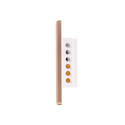 HV9120-1 - Wifi Single Gang White with Gold Trim HV9120-1