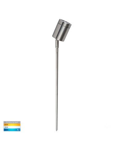 Pointe 316 Stainless Steel TRI Colour LED Garden Spike Light