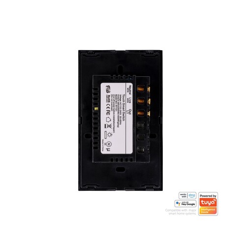 HV9210-1 - Wifi Single Gang Black Wall SwitchHV9210-1