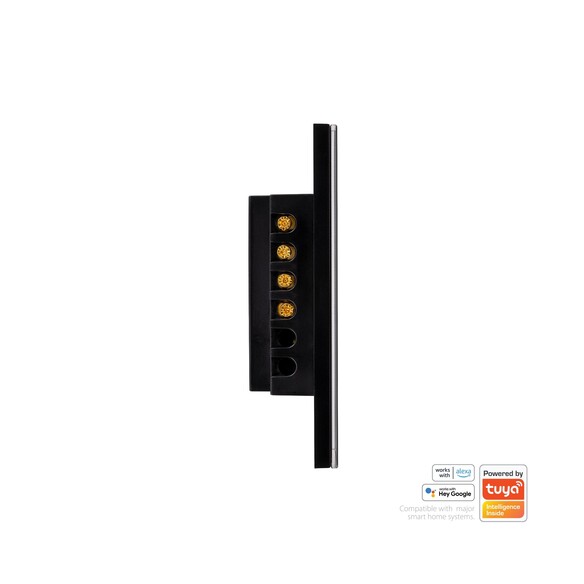 HV9210-2 - Wifi 2 Gang Black Wall SwitchHV9210-2