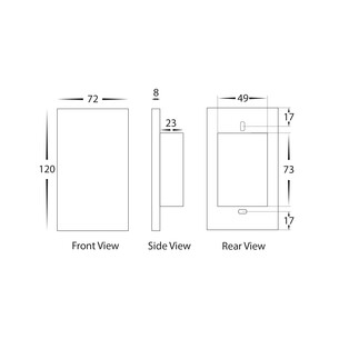 HV9210-4 - Wifi 4 Gang Black Wall SwitchHV9210-4 2