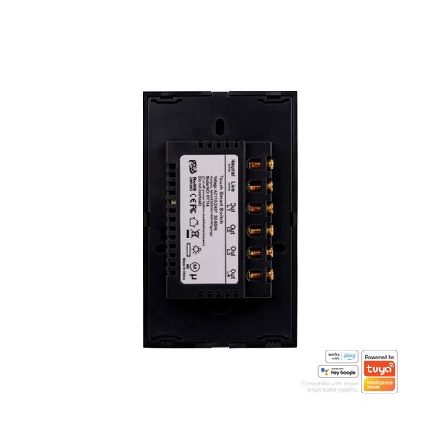 HV9210-4 - Wifi 4 Gang Black Wall SwitchHV9210-4