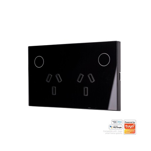 HV9214 - Wifi Black Double PowerpointHV9214