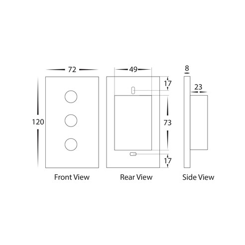 HV9115 - White Wifi Fan ControllerHV9115