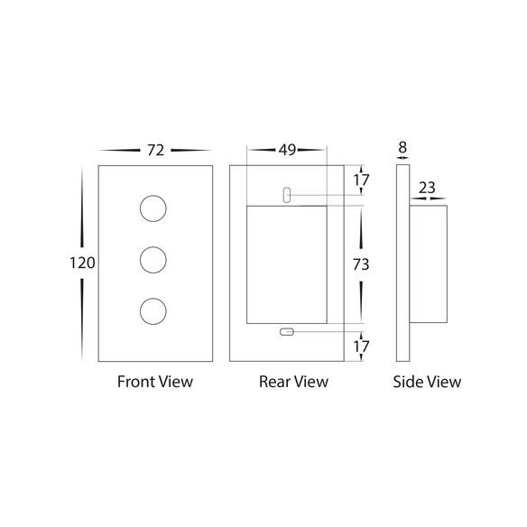HV9115 - White Wifi Fan ControllerHV9115