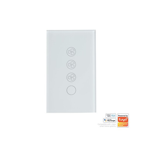 HV9116 - White Wifi Fan with Light ControllerHV9116