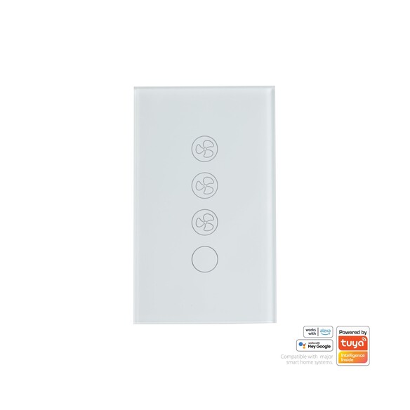 HV9116 - White Wifi Fan with Light Controller