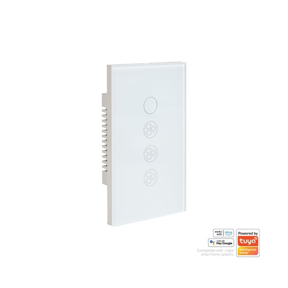 HV9116 - White Wifi Fan with Light ControllerHV9116