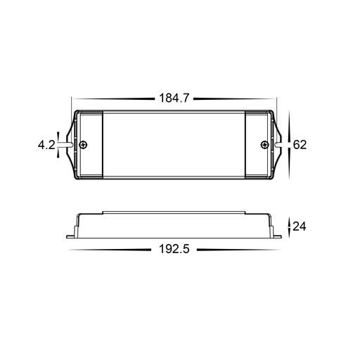 HV96631-12V60W - 60W Dali 2 + Push Dim Dimmable HV96631-12V60W