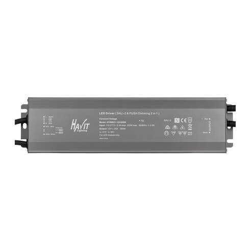 300W Dali 2 + Push Dim Dimmable LED Driver