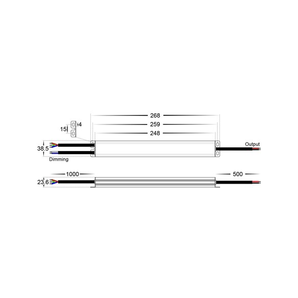 HV96632-12V30W - 30W Dali 2 + Push Dim Dimmable HV96632-12V30W