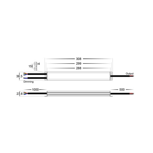HV96632-12V60W - 60W Dali 2 + Push Dim Dimmable HV96632-12V60W
