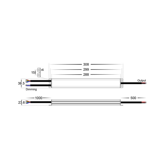 HV96632-12V60W - 60W Dali 2 + Push Dim Dimmable HV96632-12V60W