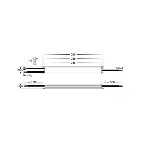 HV96632-24V30W - 30W Dali 2 + Push Dim Dimmable HV96632-24V30W