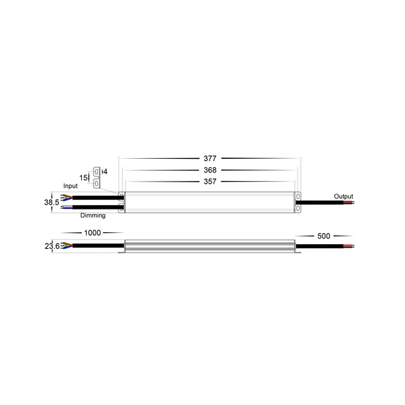 HV96632-24V150W - 150W Dali 2 + Push Dim Dimmable HV96632-24V150W