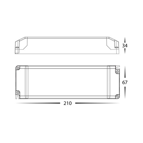 HV9668-12V100W - 100W Triac Dimmable Indoor LED HV9668-12V100W