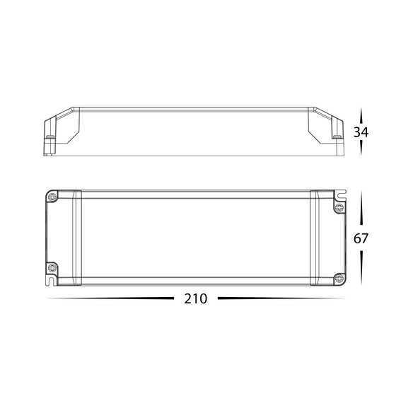 HV9668-12V100W - 100W Triac Dimmable Indoor LED HV9668-12V100W