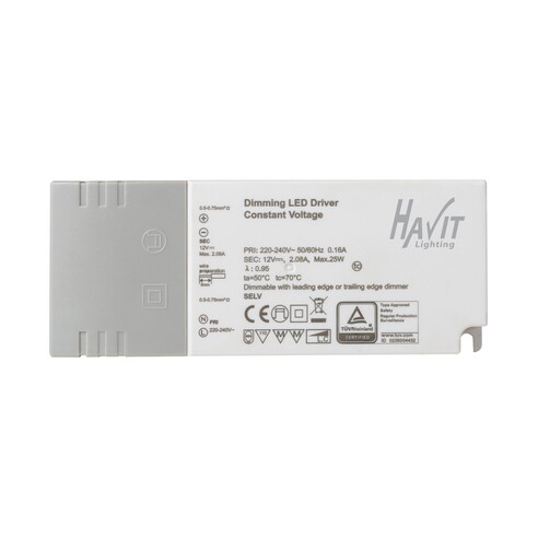 25W Triac Dimmable Indoor LED Driver