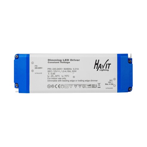 HV9668-24V50W - 50W Triac Dimmable Indoor LED HV9668-24V50W