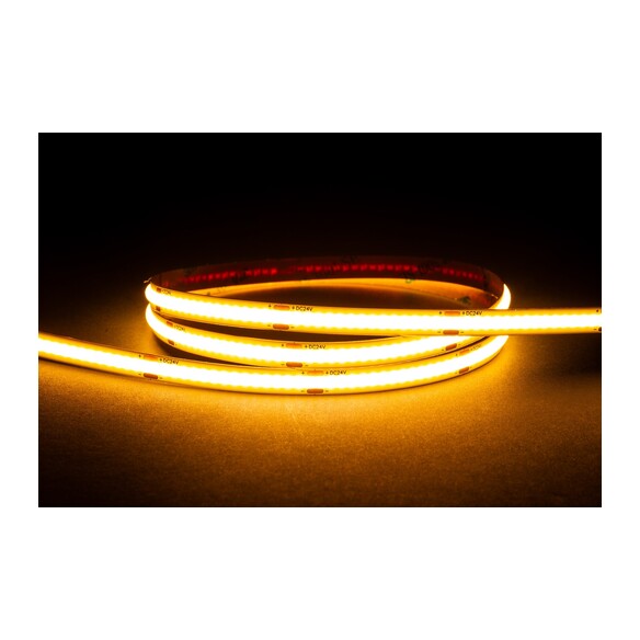 HV9760-IP20-320-3K - 4.8W IP20 24v DC 3000K COB Dotless LED Strip
