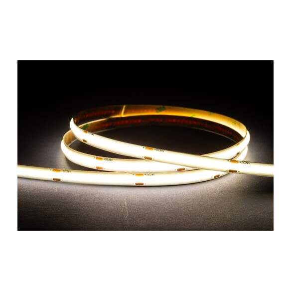 HV9760-IP20-320-5K - 4.8W IP20 24v DC 5500K COB Dotless LED Strip