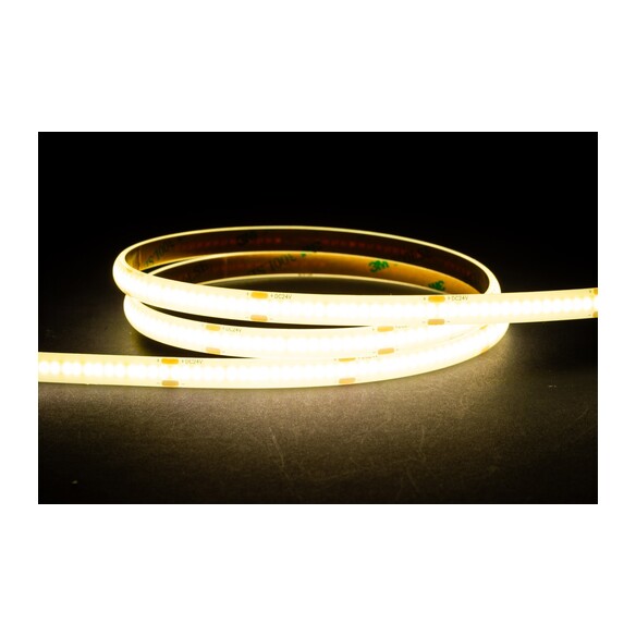 HV9760-IP54-320-4K - 4.8W IP54 24v DC 4000K COB Dotless LED Strip