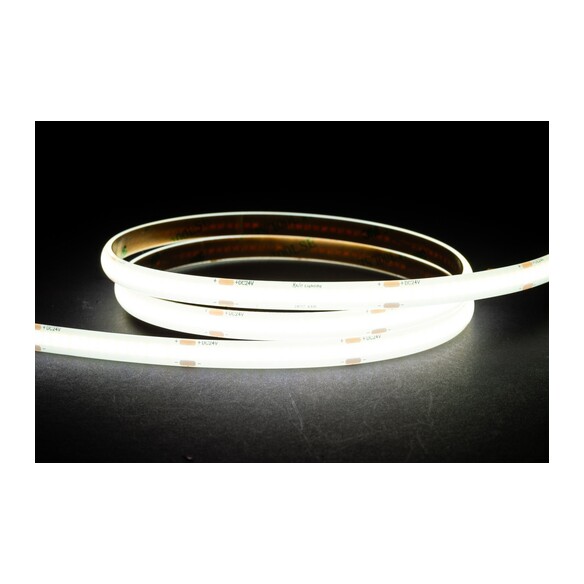 HV9760-IP54-320-5K-10M - HV9760-IP54-320-5K - 4.8W IP54 24v DC 5500K COB Dotless LED Strip - 10m Roll