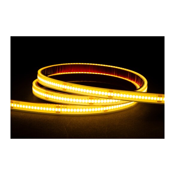 HV9760-IP67-320-3K-10M - HV9760-IP67-320-3K - 4.8W IP67 24v DC 3000K COB Dotless LED Strip - 10m Roll