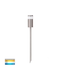 Highlite Titanium Coloured Aluminium TRI Colour LED Garden Spike Light
