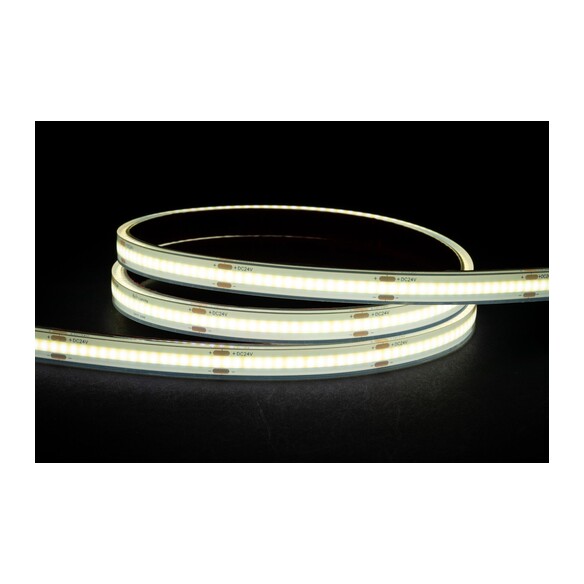 HV9761-IP67-320-5K-10M - HV9761-IP67-320-5K - 9.6W IP67 24v DC 5500K COB Dotless LED Strip - 10m Roll