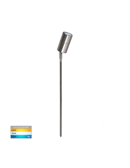 HV1487T - Tivah Coloured Aluminium TRI Colour LED Garden Spike Light