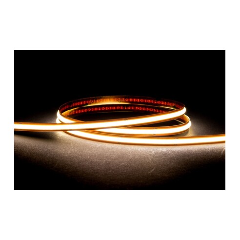 12W IP20 24v DC 5500K Free Cut COB Dotless LED Strip