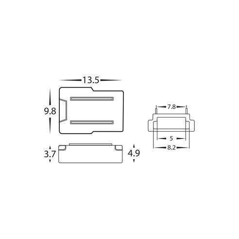 HV9952 - LED Strip Connector to suit IP20 8mm PCB HV9952