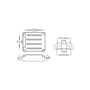 HV9955-5PK - HV9955 - LED Strip Connector to suit IP20 10mm HV9955-5PK 2