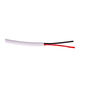 HV9980 - 2 Core red and black cable with White Outer HV9980