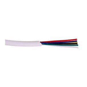 HV9994 - 6 Core RGBCW Low Voltage Cable with White Outer HV9994