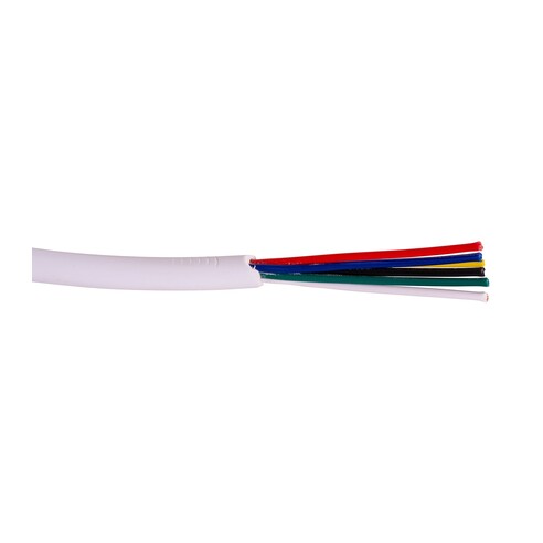 HV9994 - 6 Core RGBCW Low Voltage Cable with White Outer Sheathing