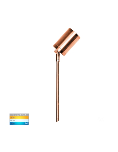 HV1412T - Eden Solid Copper TRI Colour LED Garden HV1412T